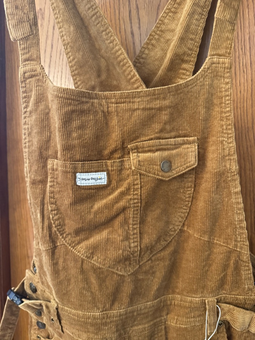 Mumsie “Carmella” Corduroy Overalls for Maternity and Baby Wearing - NWT - Picture 4 of 8